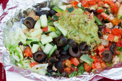 Nachos from a Fast Food Mexican Restaurant