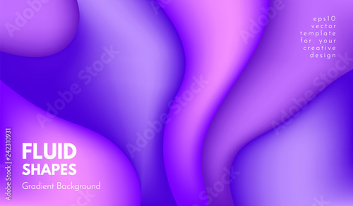 Abstract Wave Color Shapes with 3d Effect.