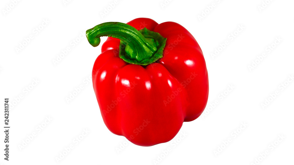 red pepper isolated on white background red pepper isolated on white background