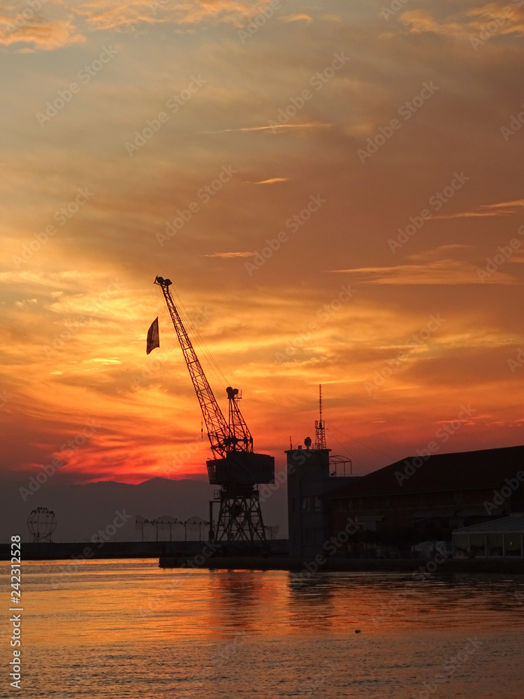 Thessaloniki twilight, Greece