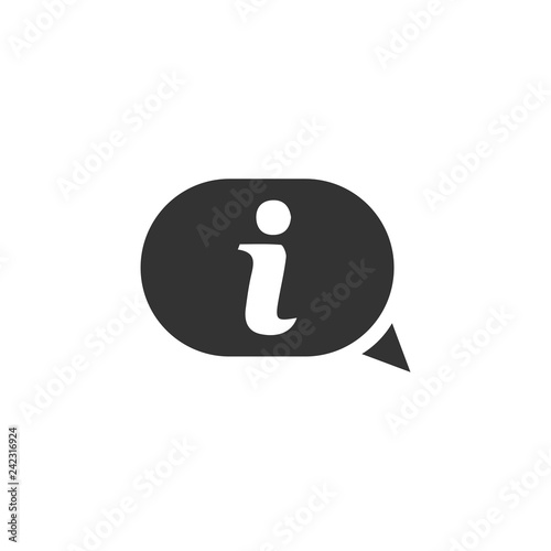 Information icon flat