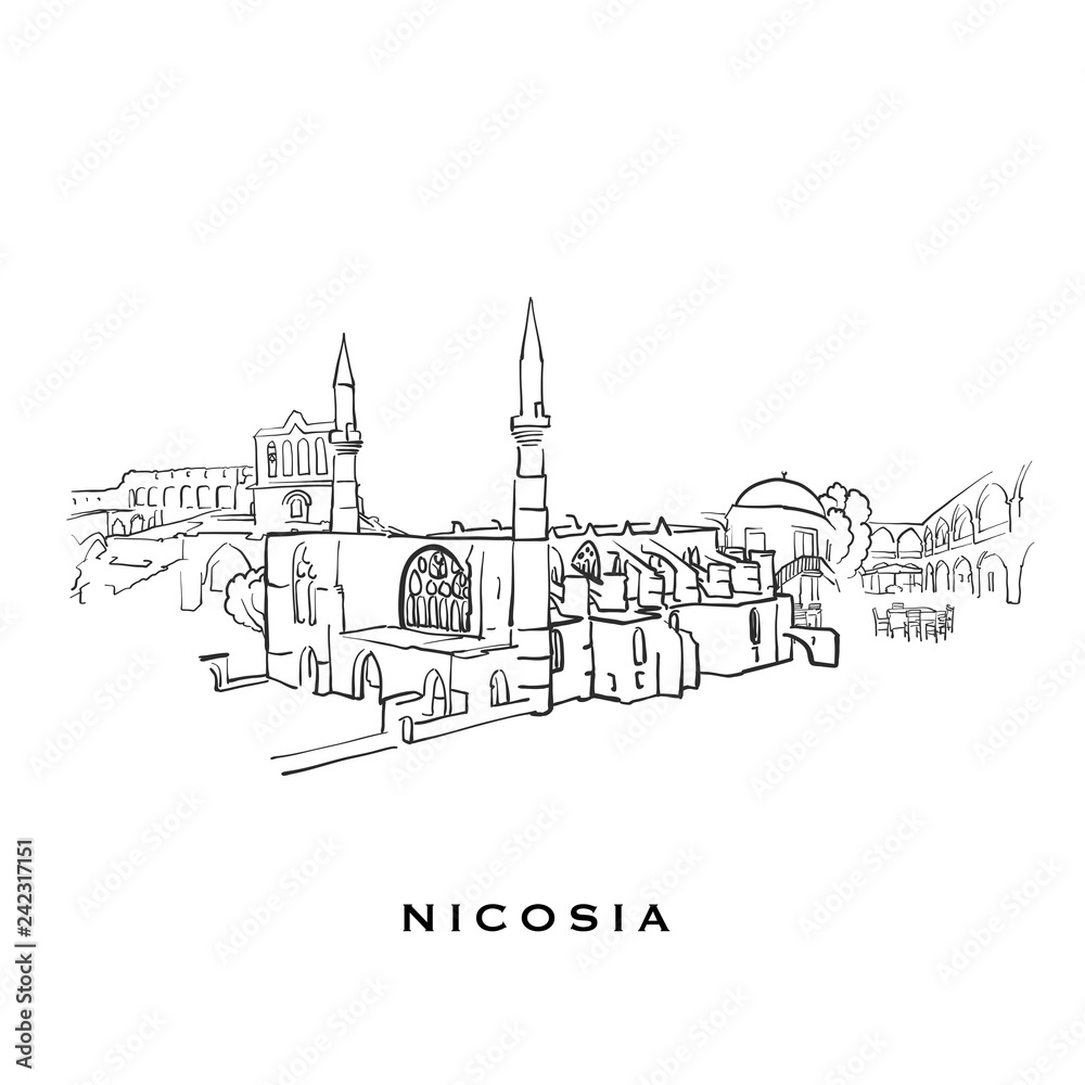 Nicosia Cyprus famous architecture