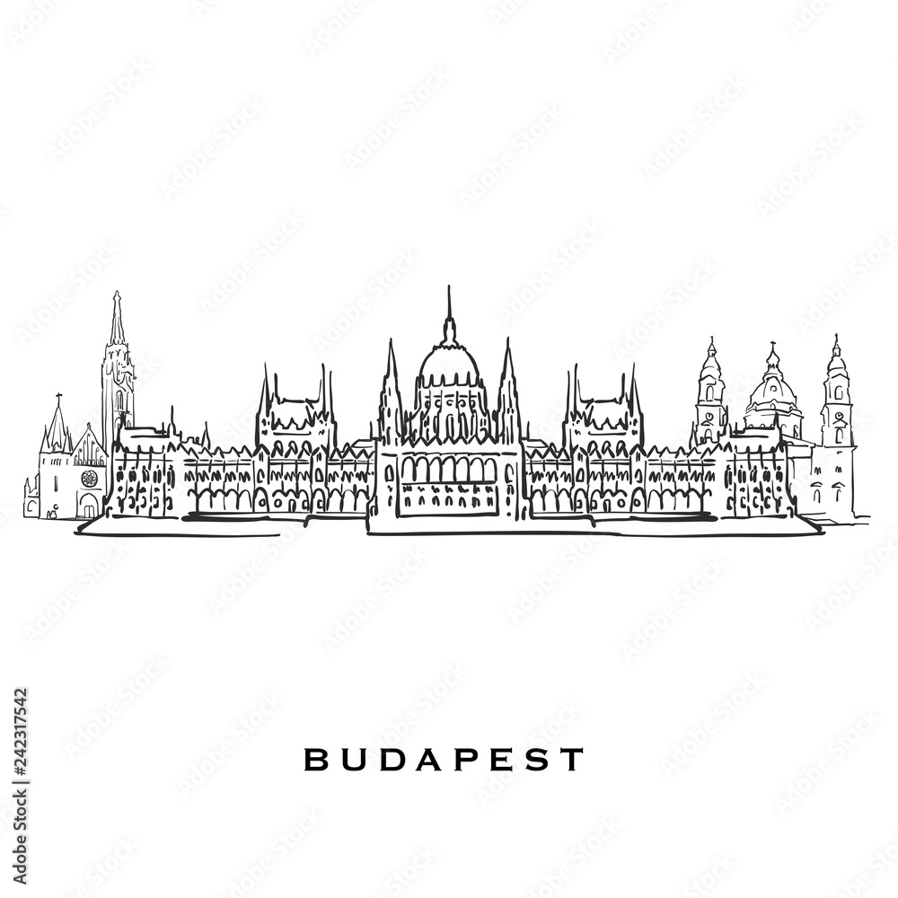 Budapest Hungary famous architecture