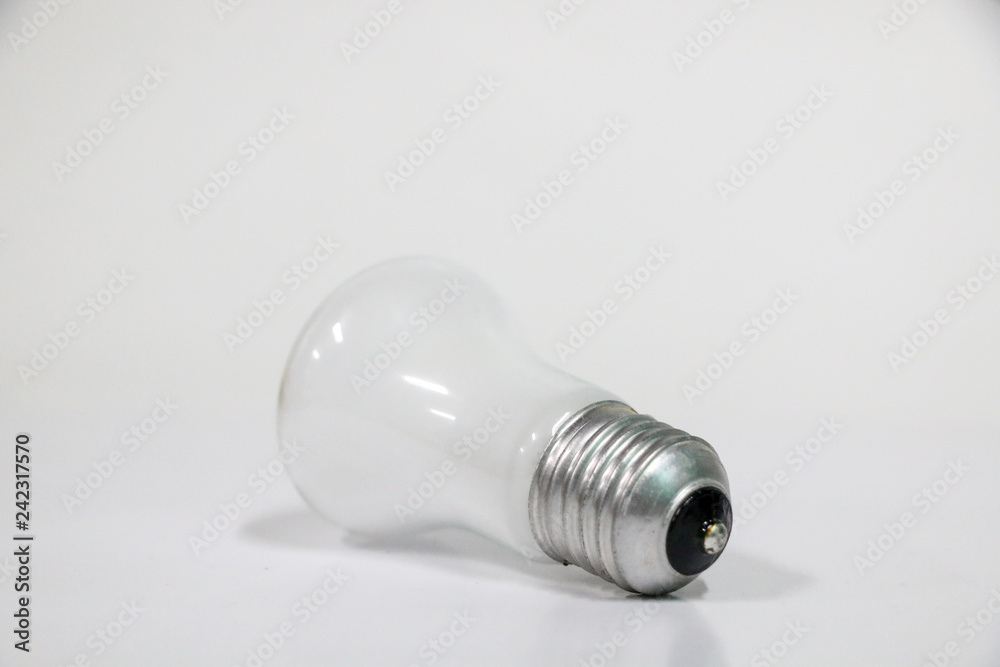 Lamp white background in studio Lamp white background in studio