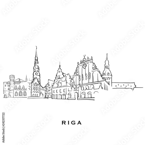 Riga Latvia famous architecture