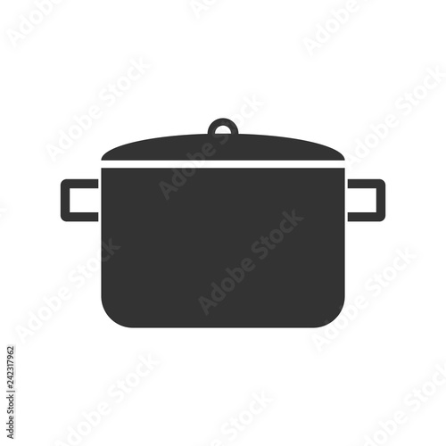 Pot icon flat