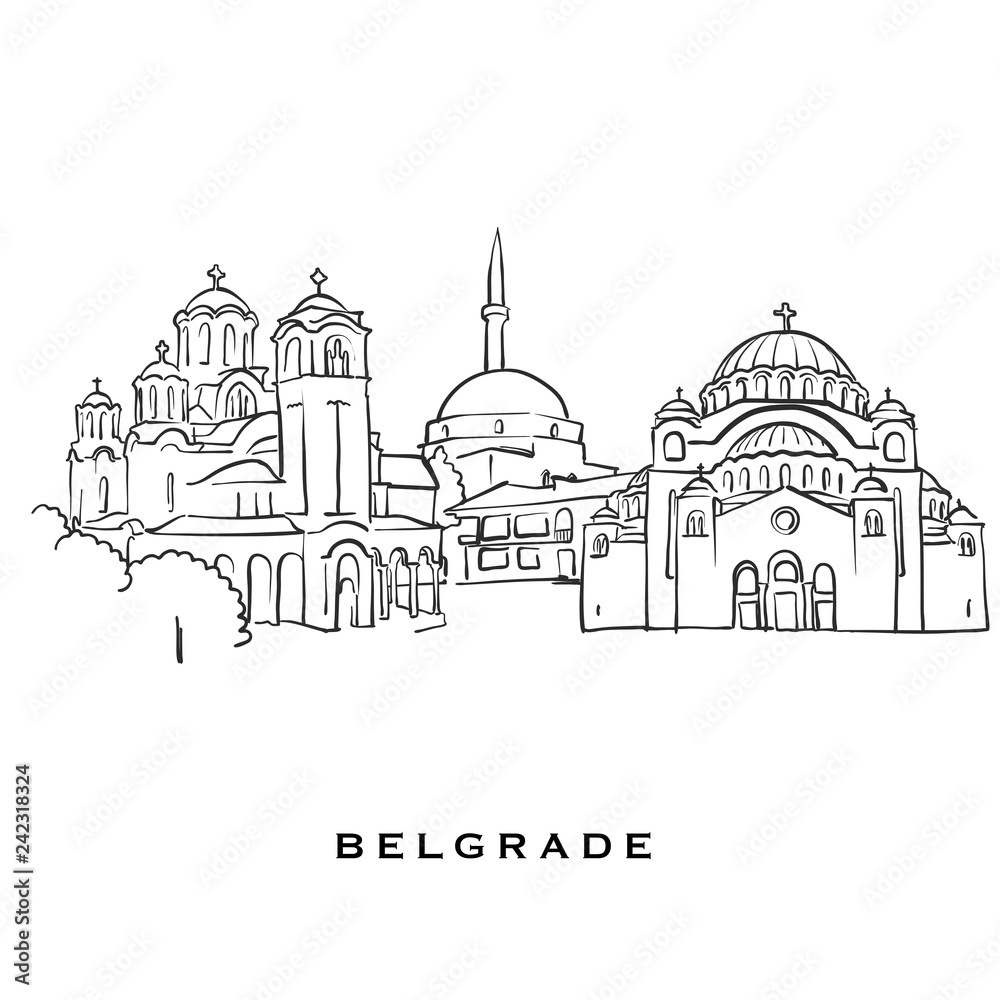 Belgrade Serbia famous architecture
