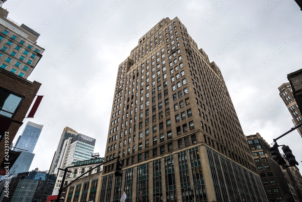 Fototapeta premium Skyscrapers in Manhattan in New York City, USA