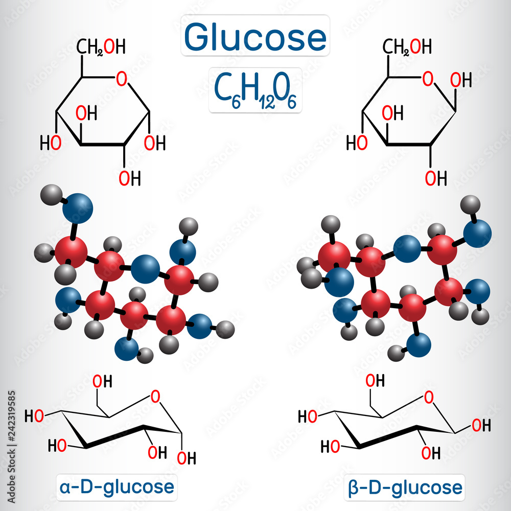 beta glucose structure