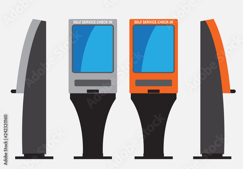 Self Check machine Vector