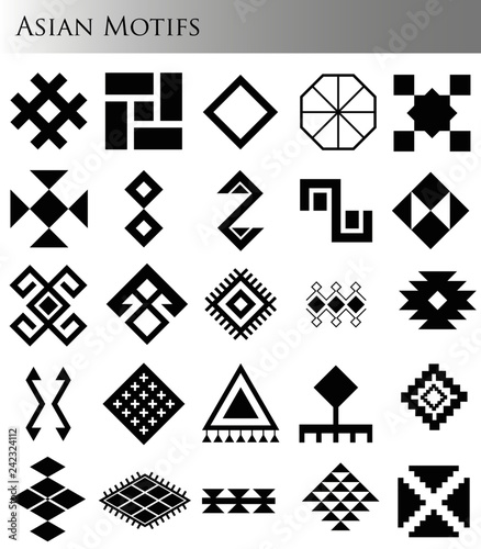 Asian Motifs 1(25 Pattern) 