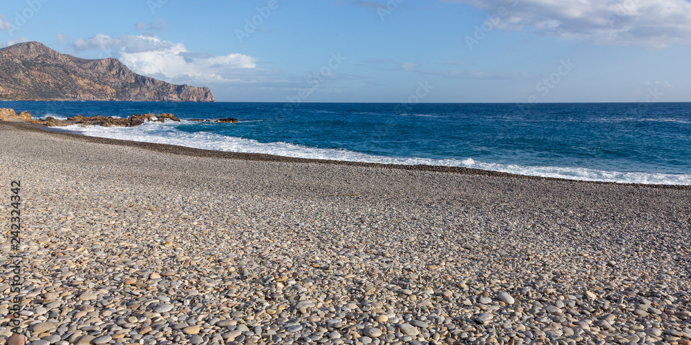 Coast line at Paleochora. Crete Greece