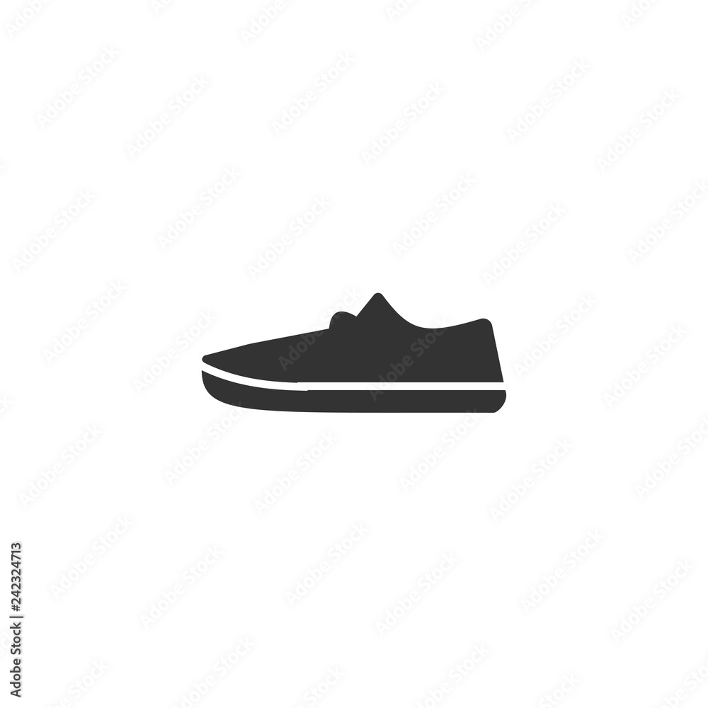 Sneakers icon flat Sneakers icon flat