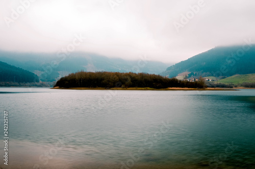 Reservoir of Urkulu  Guipuzcoa  Basque Country