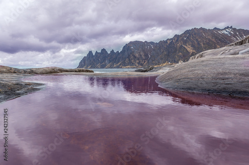 view of Senja from Tungeneset picnic