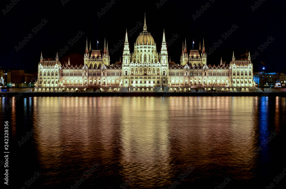 Fototapeta premium The night city.