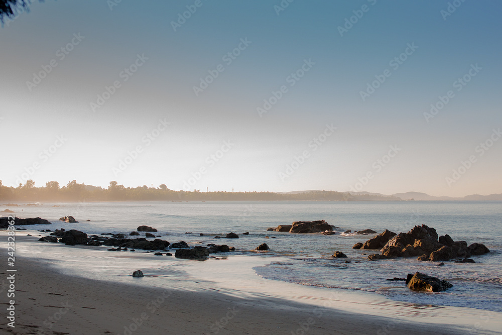 Ngapali beach in Myanmar