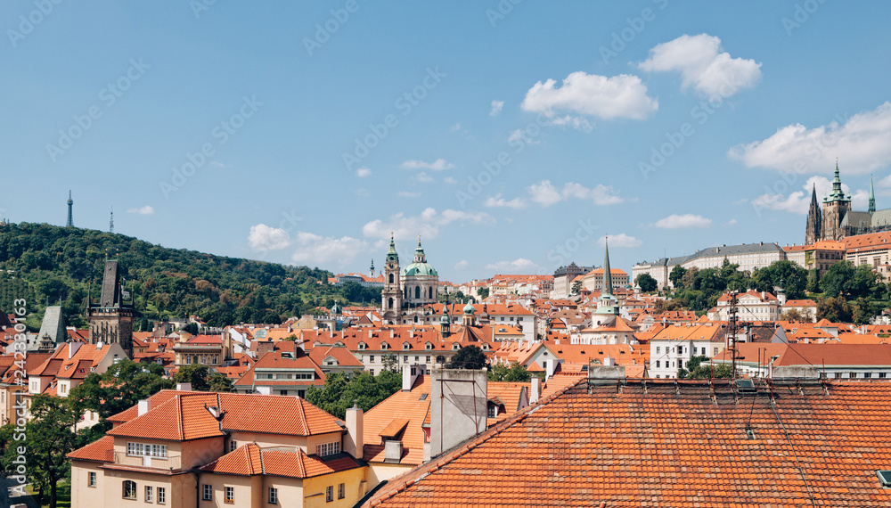 Prague Hradcany from above
