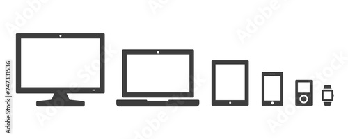 Electronic devices vector icon