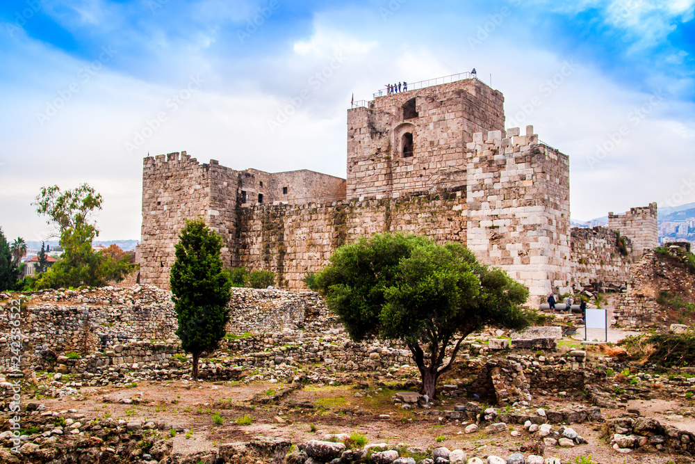 Byblos Castle,  in Lebanon.