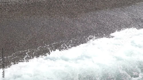 Waves of the Mediterranean Sea. Summer vacation background