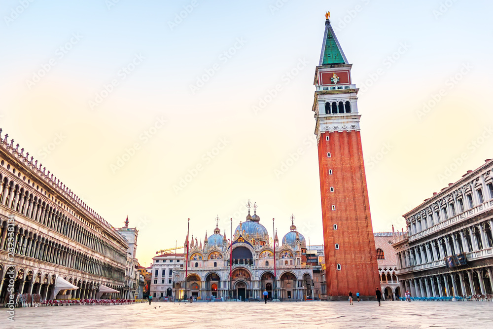 Piazza San Marco, Venice, Italy, no people