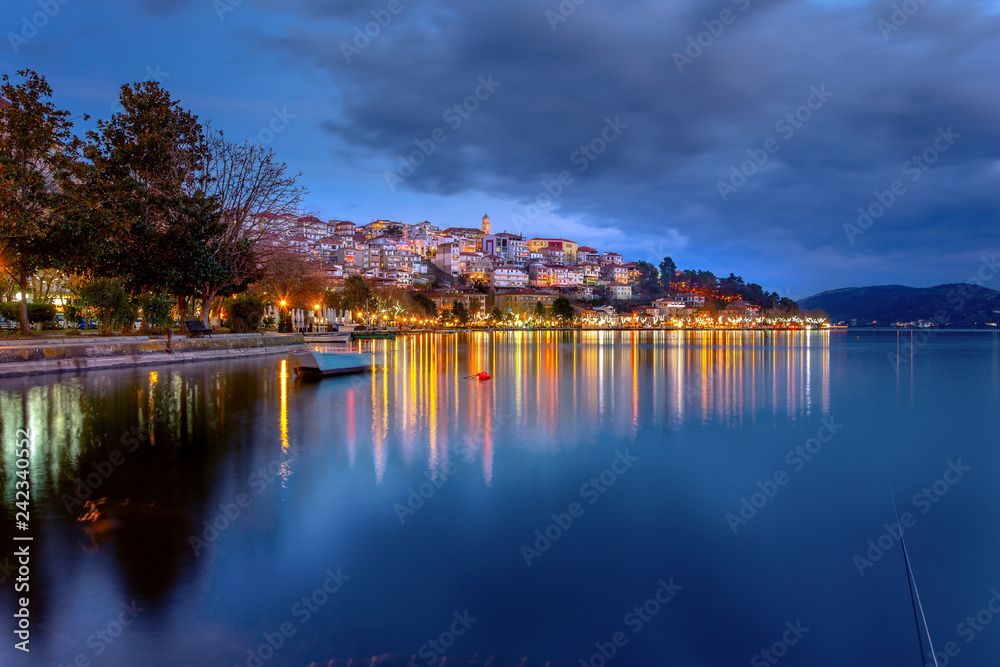 View of Kastoria town and Orestiada (or 
