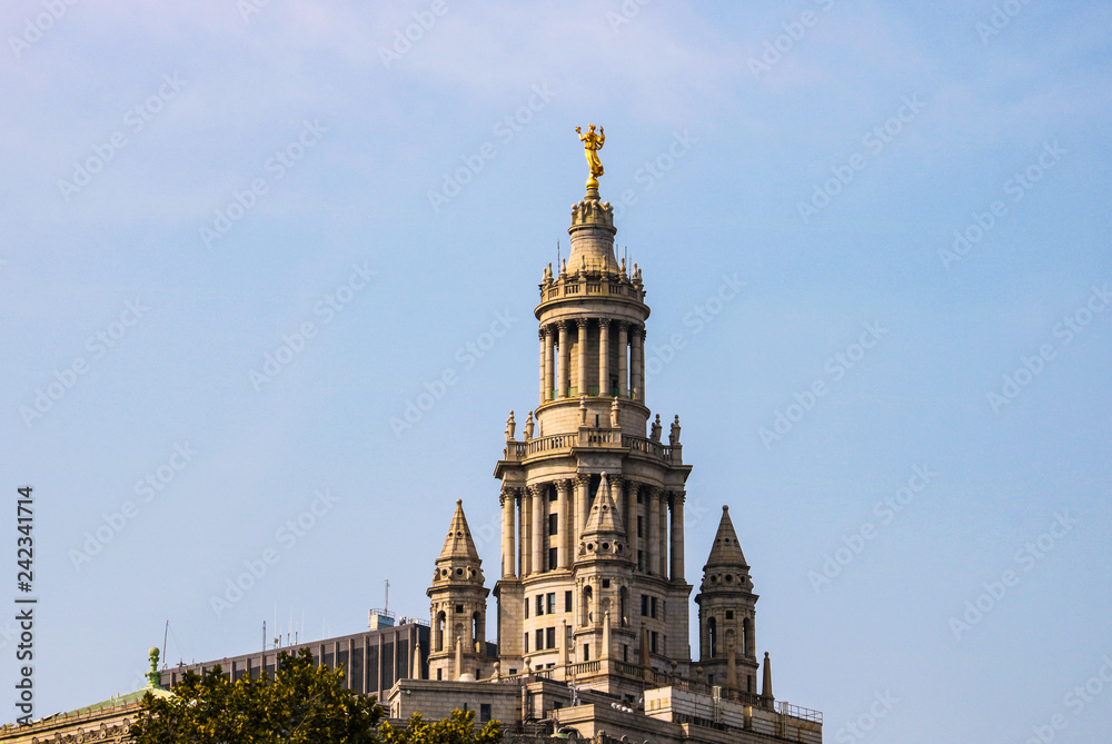 New York, USA - September 2, 2018: City Hall in New York, USA.