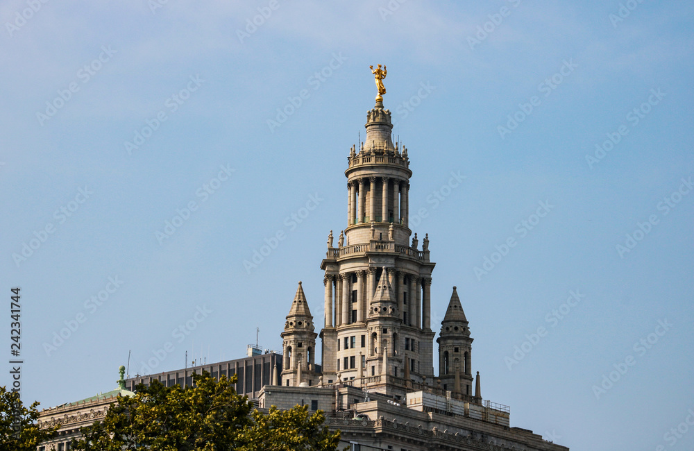 New York, USA - September 2, 2018: City Hall in New York, USA.