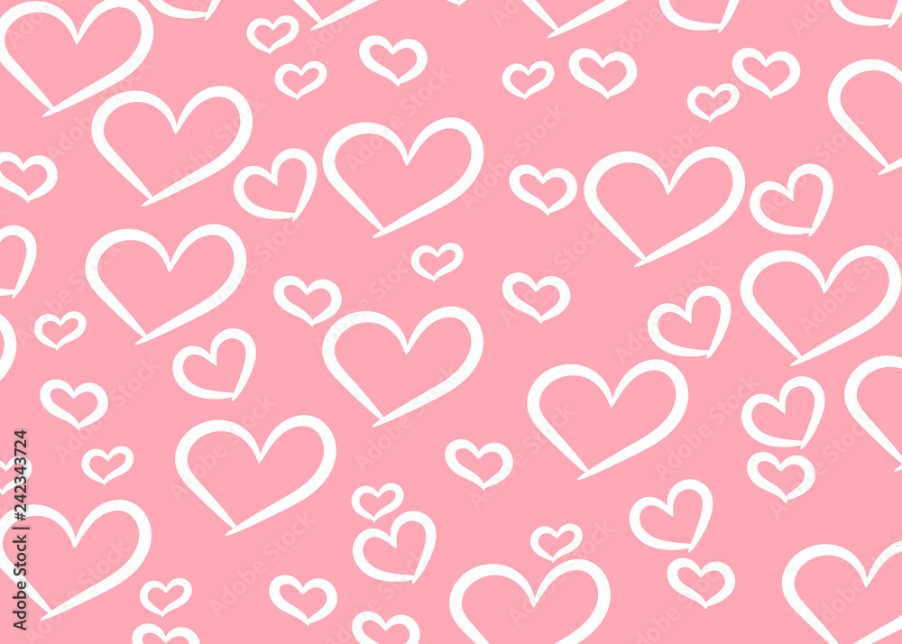 Hearts Design Background. Greeting Card Valentine Day. Vector illustration. Heart pattern. Falling Confetti. Hearts Design Background. Greeting Card Valentine Day. Vector illustration. Heart pattern. Falling Confetti.
