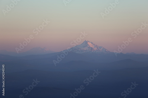 Sunset Mount Helen from Mount Hood
