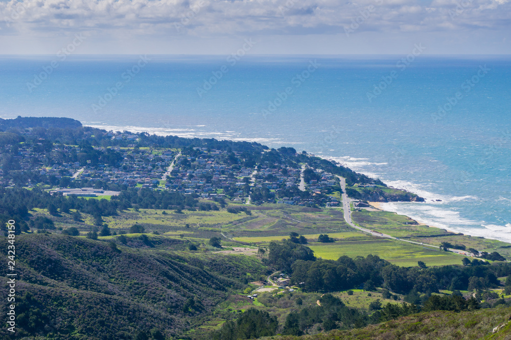 View towards Montara from McNee Ranch, California View towards Montara from McNee Ranch, California