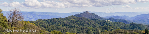 Panorama in Sugarloaf Ridge State Park  Sonoma County  California