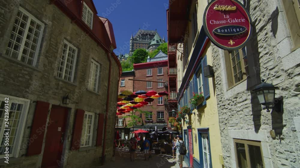 Rue du Cul de Sac in Quebec City
