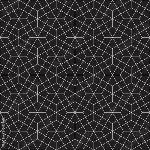 Seamless geometric line pattern background