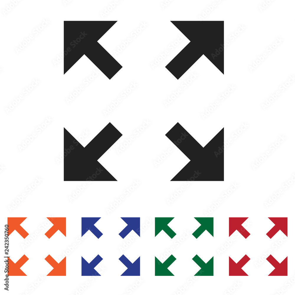 Full Screen icon vector Full Screen icon vector