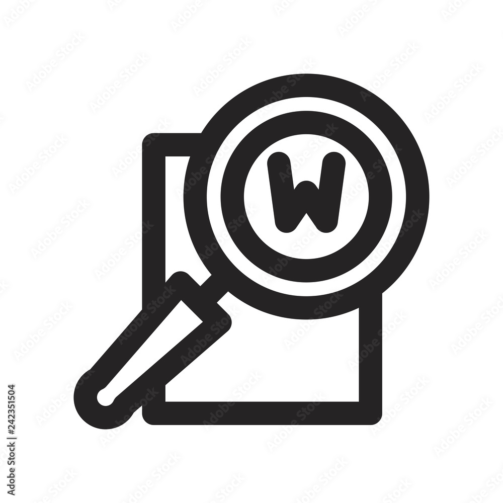 Searching vector icon