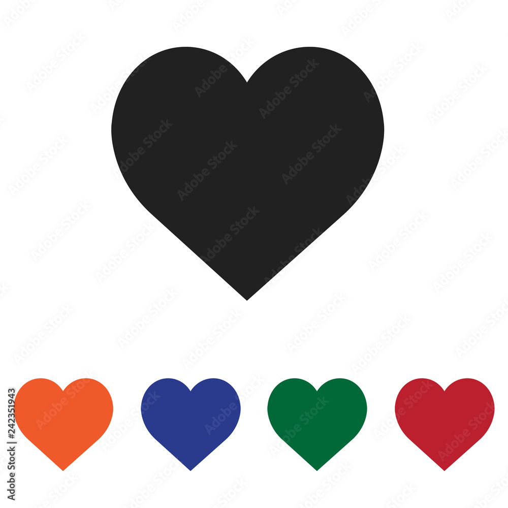Heart vector icon