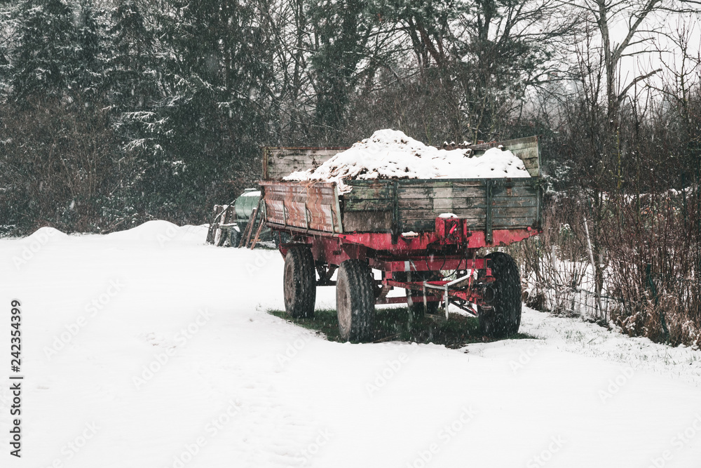 Obraz premium Alter Mistanhänger