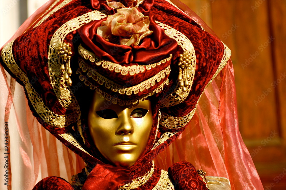 Venice carnival venetian mask