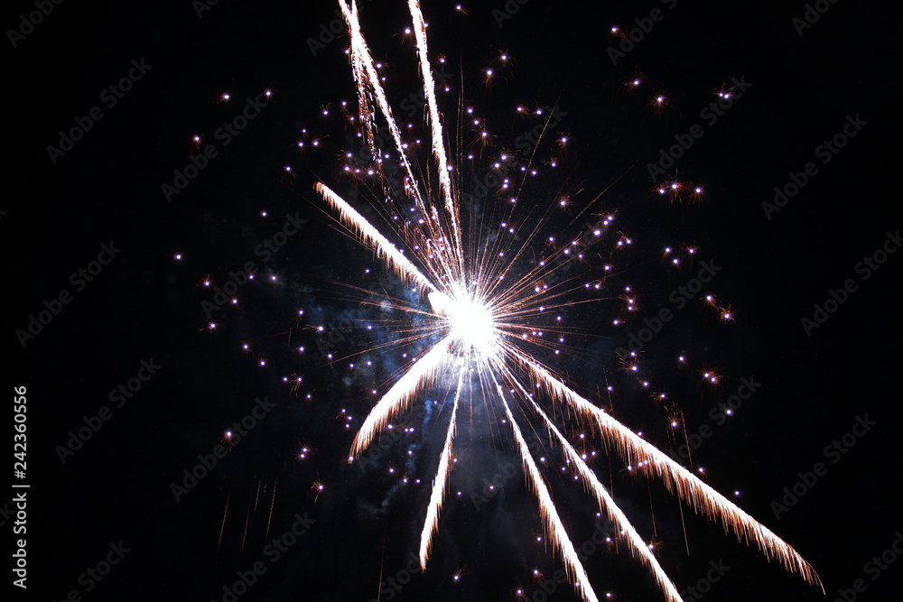 Obraz premium New Year Fireworks