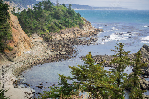 Foto Protected cove near Cape Arago State Park, Coos Bay, Oregon