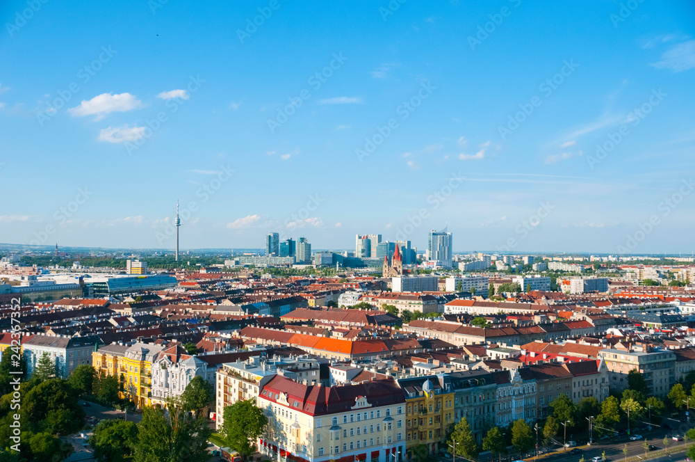 Obraz City view from Vienna, Austria