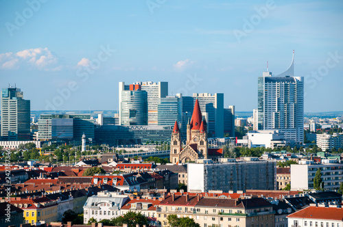 City view from Vienna  Austria