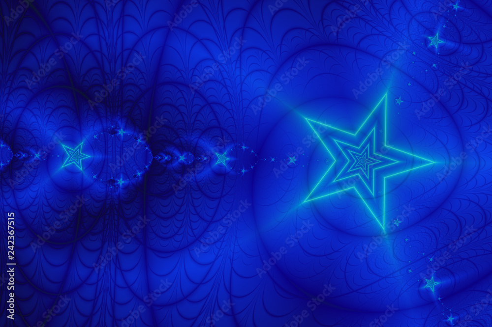 Blue Starry Background Pattern Blue Starry Background Pattern