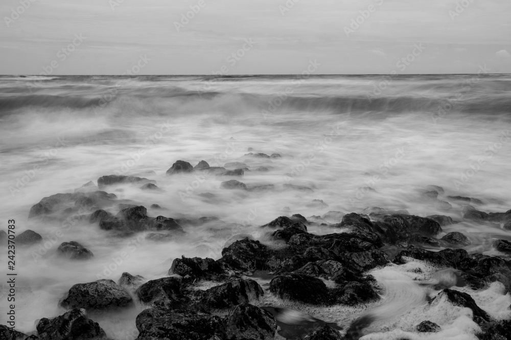 Obraz premium Brandung an der Nordsee