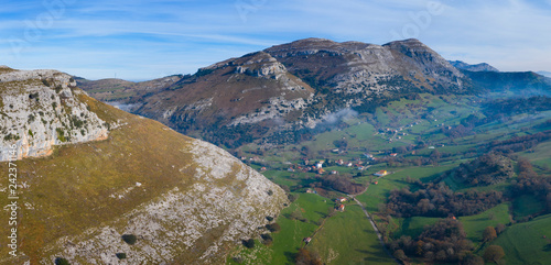 Karst Poljé, Matienzo, Ruesga Municipality, Cantabria, Spain, Europe photo