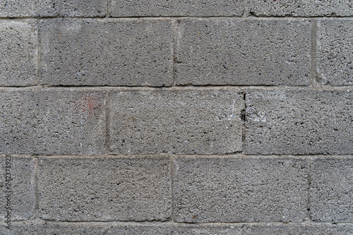 Closup gray brick wall - high quality texture / background