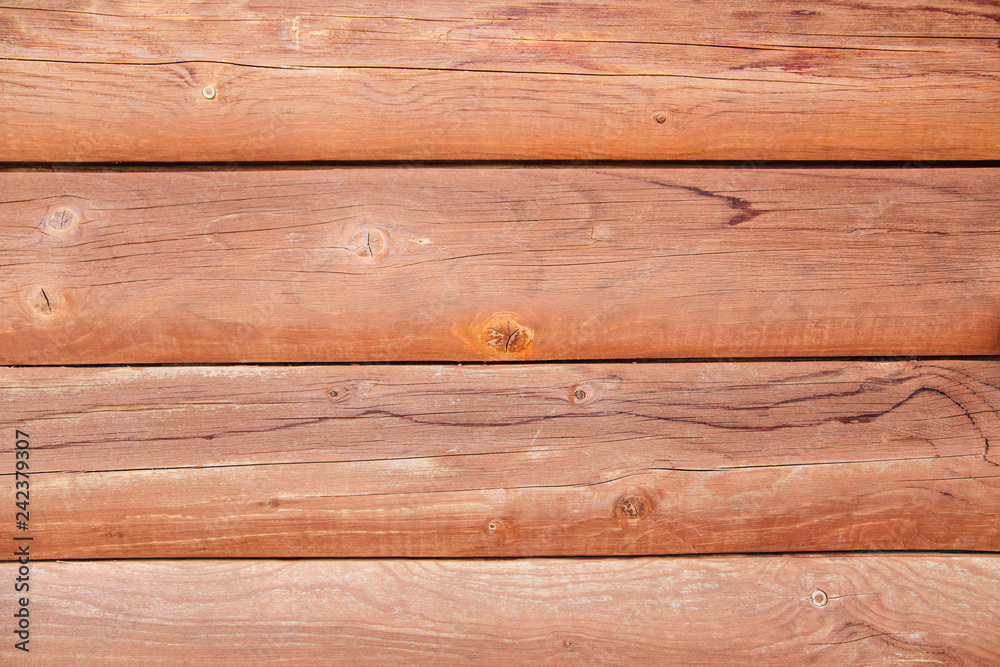 Naklejka premium wood wall background.wooden texture.natural pattern.brown color.horizontal boards.