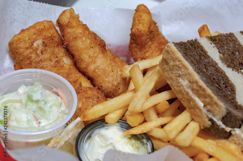 Photography Bar Food:  Typical Friday night fish fry in Wisconsin